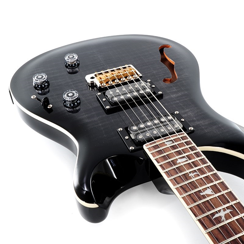 P.R.S. SE Custom 24 Semi-Hollow Piezo (Charcoal Burst) ｜イケベ楽器店オンラインストア