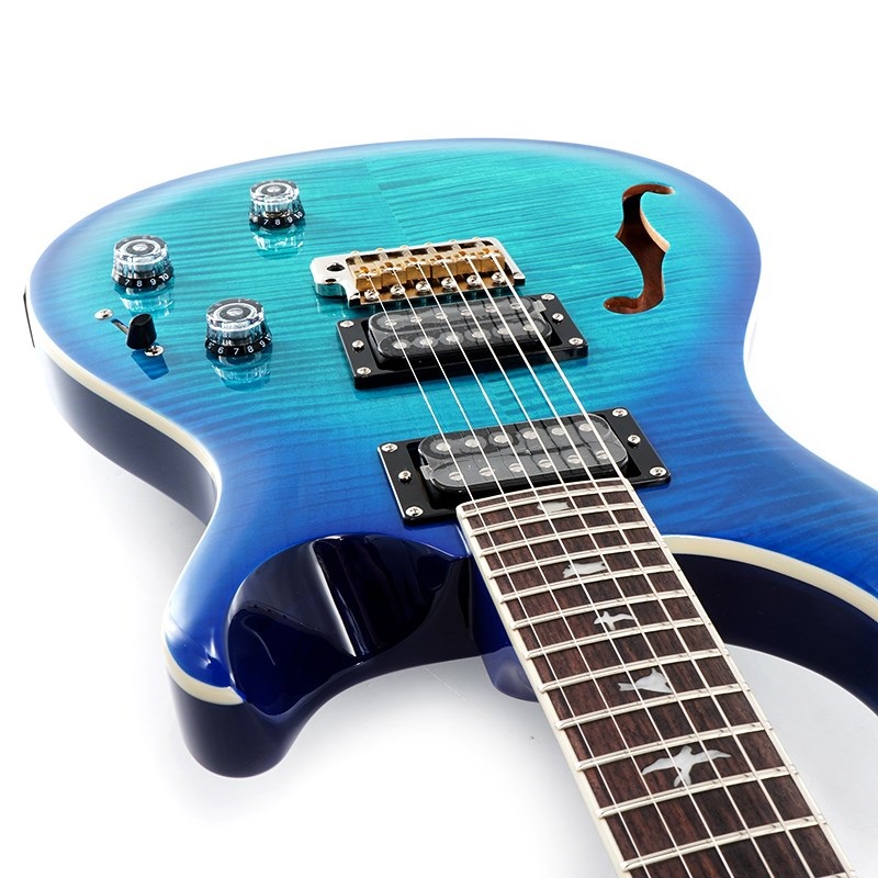 P.R.S. SE Custom 24 Semi-Hollow Piezo (Lake Blue ) ｜イケベ楽器店オンラインストア