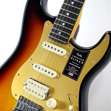 Fender USA American Ultra II Stratocaster HSS (Ultraburst/Ebony) 画像3