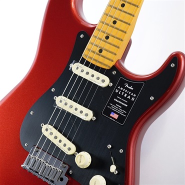 Fender USA American Ultra II Stratocaster (Sinister Red/Maple) 画像3