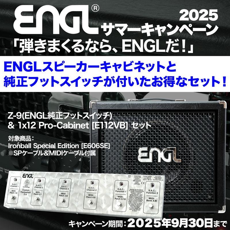 ENGL 【今だけ！バンドルセットがお得な限定プライス！サマーキャンペーン実施中！】IRONBALL SPECIAL EDITION & E112VB スピーカーキャビネット & Z-9 フットスイッチ セット（アイアンボール エングル 画像7
