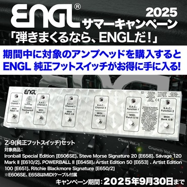 ENGL 【今だけ！バンドルセットがお得な限定プライス！サマーキャンペーン実施中！】IRONBALL SPECIAL EDITION & Z-9 フットスイッチ セット（アイアンボール エングル） 画像8