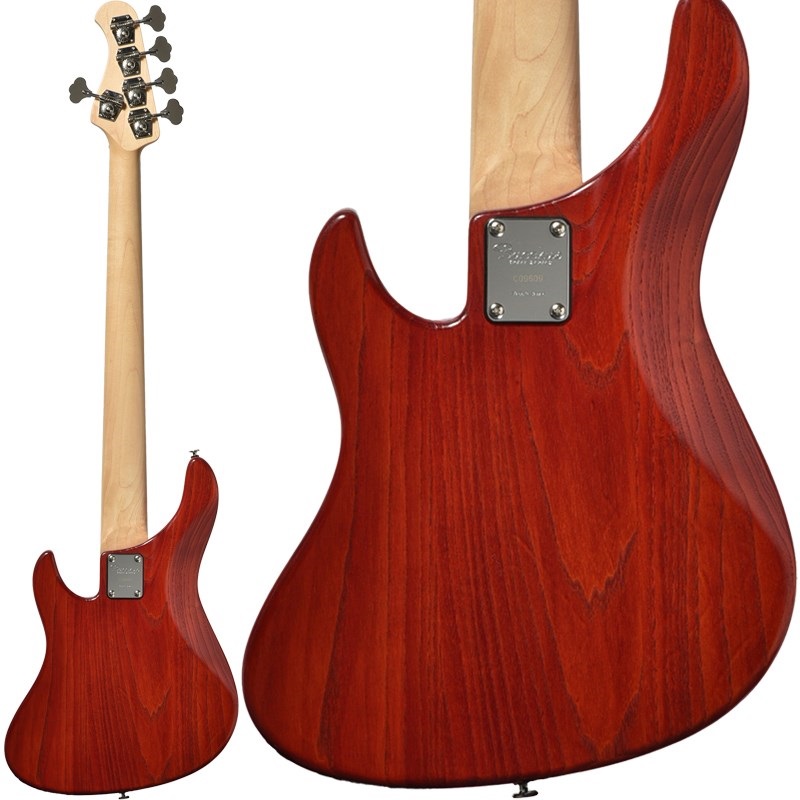 Bacchus WL524RR-ASH (Red-Oil/Techwood) [RAY ROSS Bridge搭載モデル] 【特価】【2024低音共振祭ベースセール】 画像1