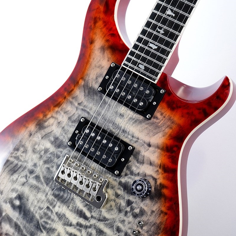 P.R.S. SE Custom 24-08 Quilt Package (Charcoal Cherry Burst) 画像3