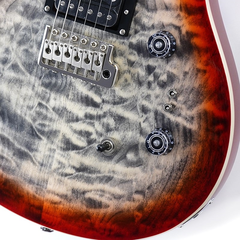 P.R.S. SE Custom 24-08 Quilt Package (Charcoal Cherry Burst) 画像4