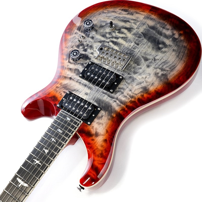 P.R.S. SE Custom 24-08 Quilt Package (Charcoal Cherry Burst) 画像5