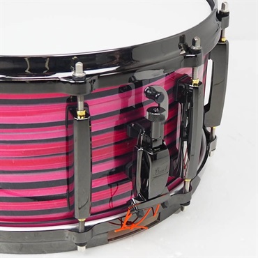 Pearl MMGC1465S/BN #T18 [Masters Maple Gum 14×6.5 Snare Drum - Nitro Red  and Black Lacquer Swirl w/Nickel Hardware]【Pearlファクトリーツアー2024オーダー品】  ｜イケベ楽器店オンラインストア