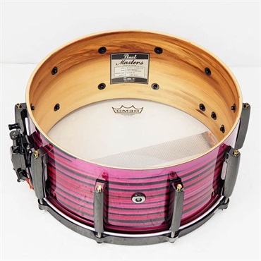 Pearl MMGC1465S/BN #T18 [Masters Maple Gum 14×6.5 Snare Drum - Nitro Red  and Black Lacquer Swirl w/Nickel Hardware]【Pearlファクトリーツアー2024オーダー品】 ｜イケベ楽器店 オンラインストア