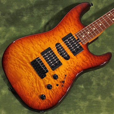 Sadowsky Guitars 【USED】NYC Chambered Custom S-Style Quilted Maple on Alder Dark Cherry Burst SN. 8031 画像2