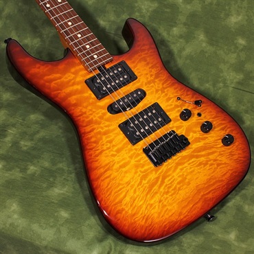 Sadowsky Guitars 【USED】NYC Chambered Custom S-Style Quilted Maple on Alder Dark Cherry Burst SN. 8031 画像4