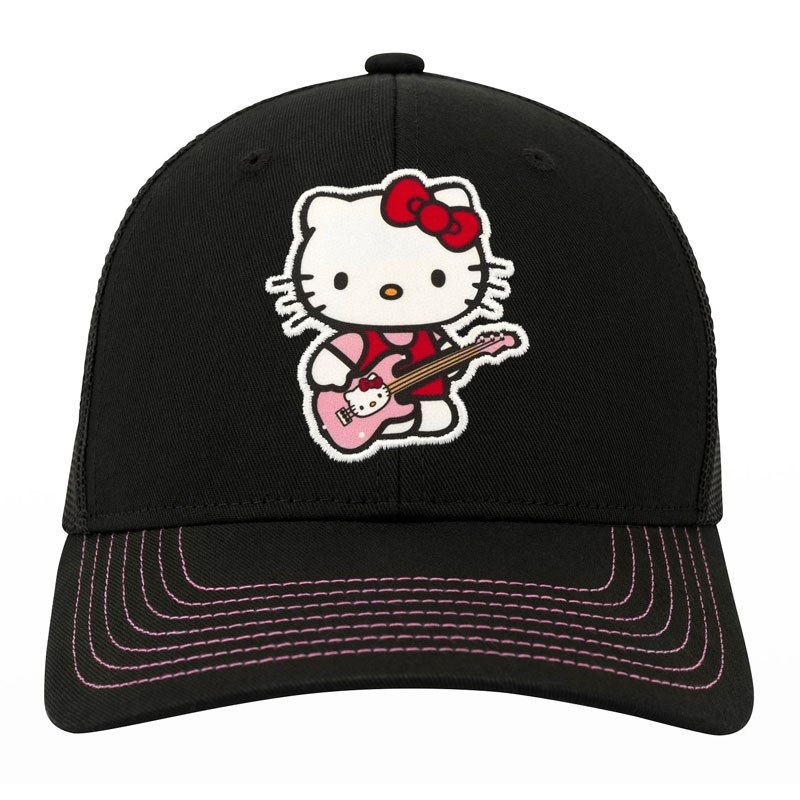 Fender USA FENDER(R) x HELLO KITTY(R) BLACK LOGO HAT (#9190189800) 画像1