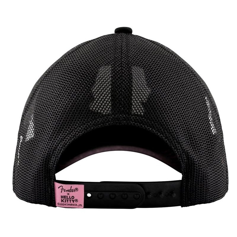 Fender USA FENDER(R) x HELLO KITTY(R) BLACK LOGO HAT (#9190189800) 画像2