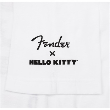 Fender USA FENDER(R) x HELLO KITTY(R) WHITE SLEEVE HIT LOGO TEE S (SMALL) (#9190189306) 画像2