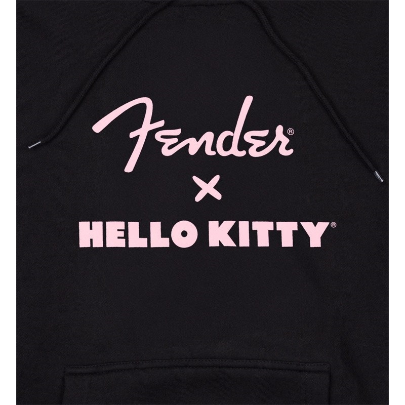 Fender USA FENDER(R) x HELLO KITTY(R) BLACK LOGO HOODIE S (SMALL) (#9190187306) 画像2