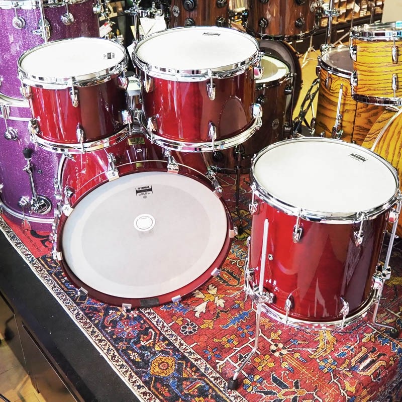 YAMAHA 【USED】Birch Custom Absolute 4PC Set [20BD，10TT，12TT，14FT/ハードケース付属]  ｜イケベ楽器店オンラインストア