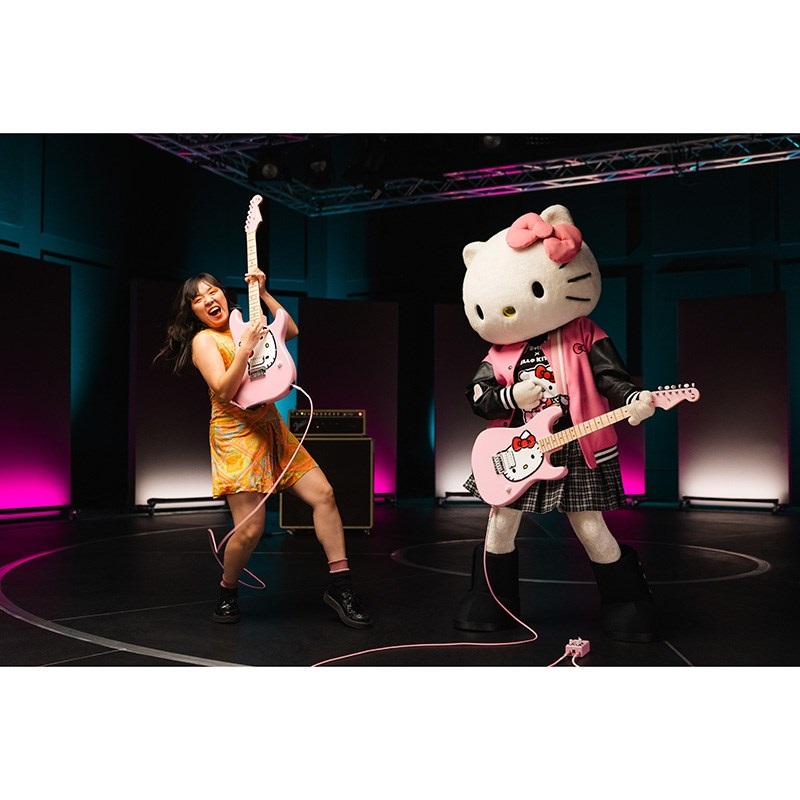 Squier by Fender Limited Edition Hello Kitty Stratocaster (Pink) 画像7