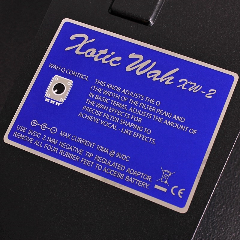 Xotic XW-2 Wah Metallic Blue 画像3