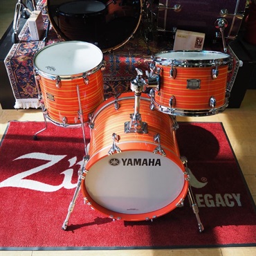 YAMAHA 【USED】CLUB CUSTOM 3pc Drum Set:Swirl Orange [18BD，12TT，14FT/Made In Japan] 画像2