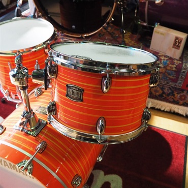 YAMAHA 【USED】CLUB CUSTOM 3pc Drum Set:Swirl Orange [18BD，12TT，14FT/Made In Japan] 画像4