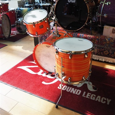 YAMAHA 【USED】CLUB CUSTOM 3pc Drum Set:Swirl Orange [18BD，12TT，14FT/Made In Japan] 画像7