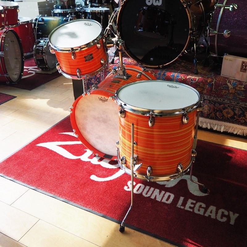 YAMAHA 【USED】CLUB CUSTOM 3pc Drum Set:Swirl Orange [18BD，12TT，14FT/Made In Japan] 画像7