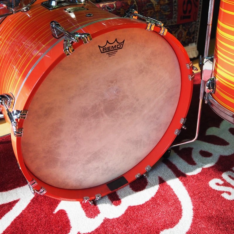 YAMAHA 【USED】CLUB CUSTOM 3pc Drum Set:Swirl Orange [18BD，12TT，14FT/Made In Japan] 画像8