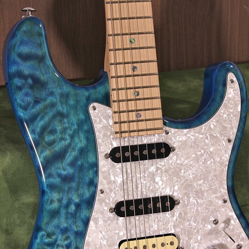 Suhr Guitars 【USED】Classic Quilt Maple Top Aqua Blue SN.65180 画像5