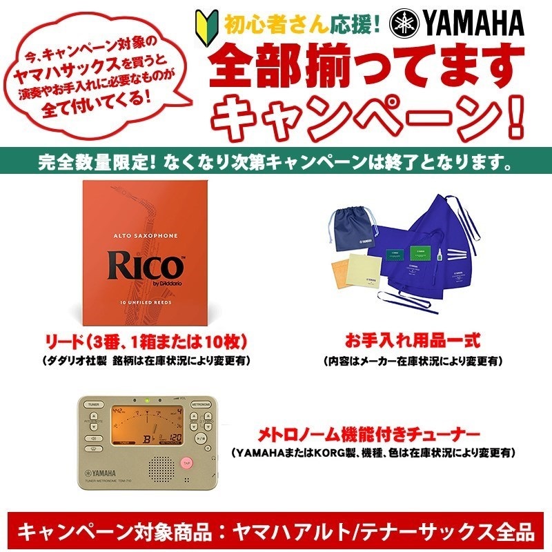 YAMAHA 【新製品】アルトサックス ヤマハ YAS-62A 画像1