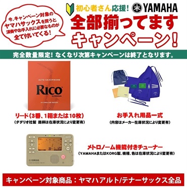 YAMAHA 【夏のボーナスセール】アルトサックス ヤマハ YAS-62UL 【調整&セットアップ後出荷】【5年間キーバランス調整無料】【演奏＆お手入れに必要なもの全て付いてます】 画像1