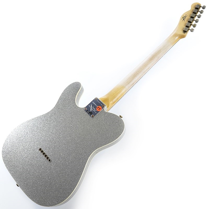 Fender Custom Shop F24 LTD '60 Telecaster Custom Thinline Journeyman Relic/Aged Silver Sparkle SN.CZ580148 画像2