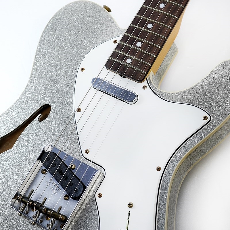 Fender Custom Shop F24 LTD '60 Telecaster Custom Thinline Journeyman Relic/Aged Silver Sparkle SN.CZ580148 画像3