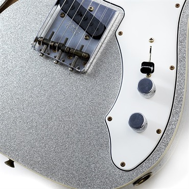 Fender Custom Shop F24 LTD '60 Telecaster Custom Thinline Journeyman Relic/Aged Silver Sparkle SN.CZ580148 画像4