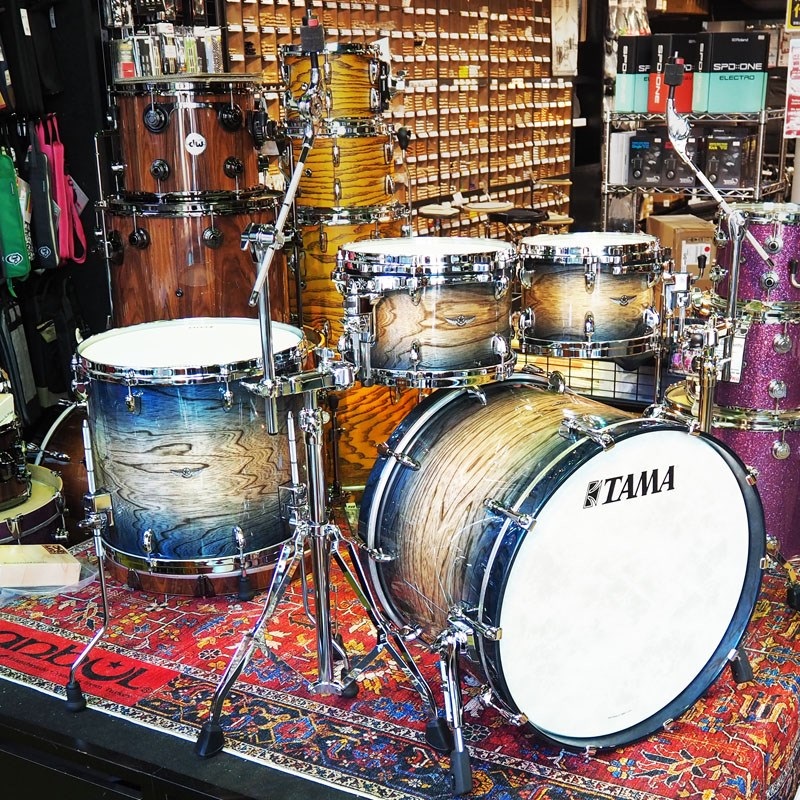 TAMA STAR Walnut 4pc Drum Kit [22BD，16FT，12TT，10TT] -Indigo Japanese Sen  Burst- ｜イケベ楽器店オンラインストア