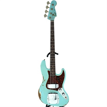 Fender Custom Shop 2024 Custom Collection Time Machine 1961 Jazz Bass Heavy Relic (Super Faded/Aged Daphne Blue/Matching Head) 画像1