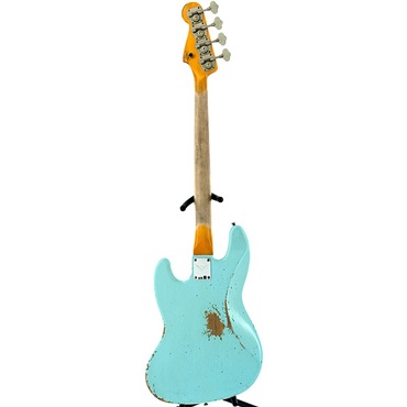 Fender Custom Shop 2024 Custom Collection Time Machine 1961 Jazz Bass Heavy Relic (Super Faded/Aged Daphne Blue/Matching Head) 画像2