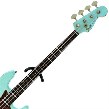 Fender Custom Shop 2024 Custom Collection Time Machine 1961 Jazz Bass Heavy Relic (Super Faded/Aged Daphne Blue/Matching Head) 画像3