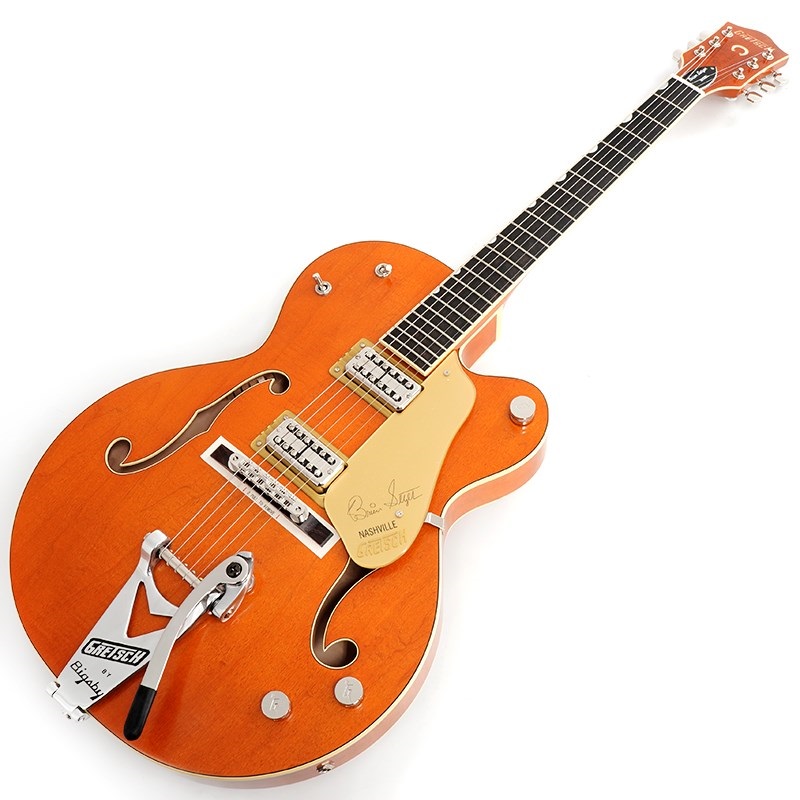 GRETSCH G6120T-BSSMK Brian Setzer Signature Nashville Hollow Body '59 Smoke with Bigsby (Smoke Orange) 画像1