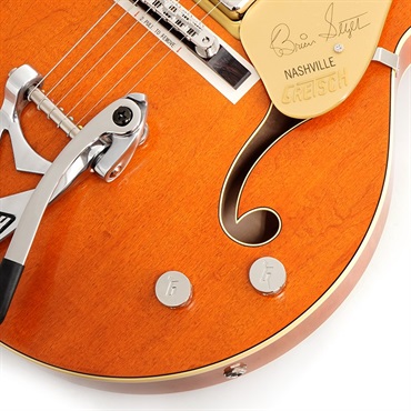 GRETSCH G6120T-BSSMK Brian Setzer Signature Nashville Hollow Body '59 Smoke with Bigsby (Smoke Orange) 画像4