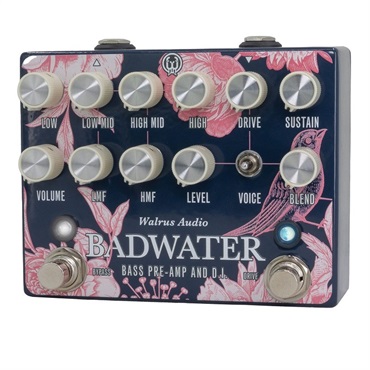 WALRUS AUDIO Badwater Bass Pre-amp and D.I. Floral Series 2024 [WAL-BADW/FLO] 画像1