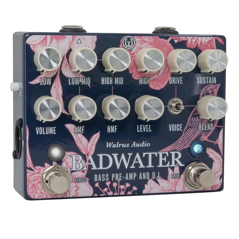 WALRUS AUDIO Badwater Bass Pre-amp and D.I. Floral Series 2024 [WAL-BADW/FLO] 画像2