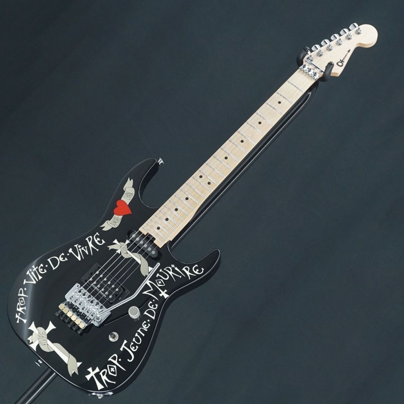 Charvel／USA 【USED】 Warren DeMartini Frenchie (Gloss Black with Frenchie Graphic) 【SN.11476】 画像2