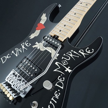 Charvel／USA 【USED】 Warren DeMartini Frenchie (Gloss Black with Frenchie Graphic) 【SN.11476】 画像8