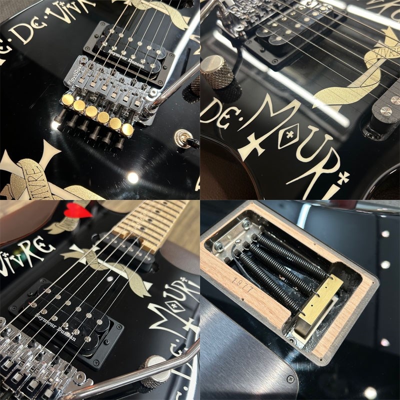 Charvel／USA 【USED】 Warren DeMartini Frenchie (Gloss Black with Frenchie Graphic) 【SN.11476】 画像9