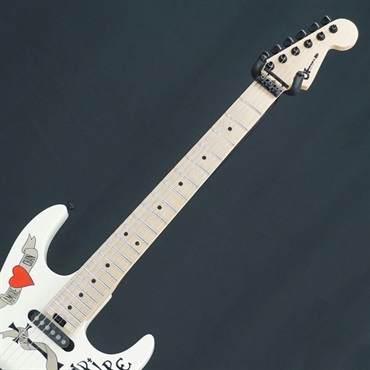 Charvel／USA 【USED】 Warren DeMartini Frenchie (Snow White with Frenchie Graphic) 【SN.13725】 画像4