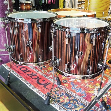 SONOR SQ2 System Beech Heavy 5pc Drum Kit -Ebony High Gloss- [BD22，TT10，TT12，FT14，FT16] 画像6