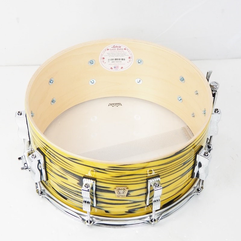 Ludwig LS403XXA2 [Classic Maple Snare Drum 14×6.5/Lemon Oyster] 画像8