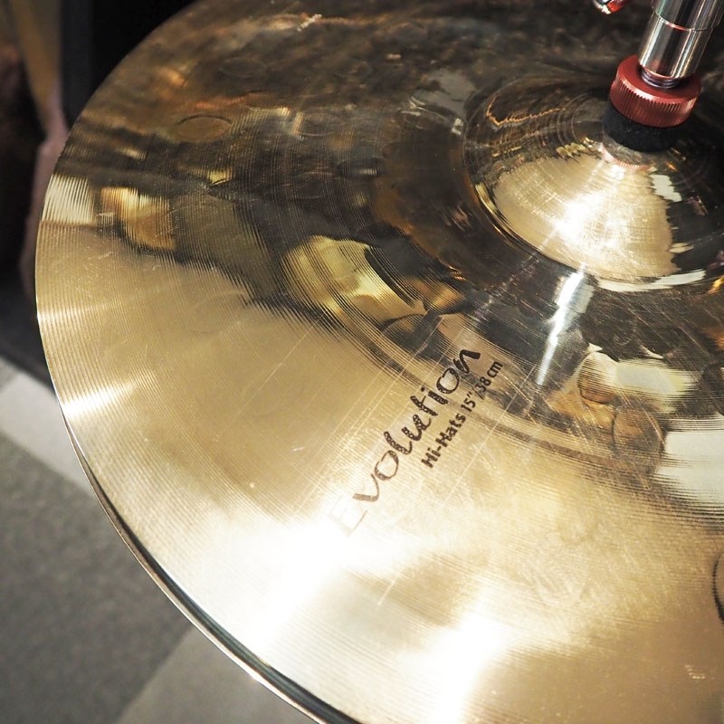 SABIAN HHX Evolution Hats 15 [HHX-15TEV-B/BEVH-B][Top:1048g/Bottom:1554g]【SABIAN選定会2024ドラステ】 画像4