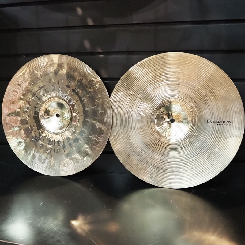 SABIAN HHX Evolution Hats 15 [HHX-15TEV-B/BEVH-B][Top:1022g/Bottom:1554g]【SABIAN選定会2024ドラステ】 画像1