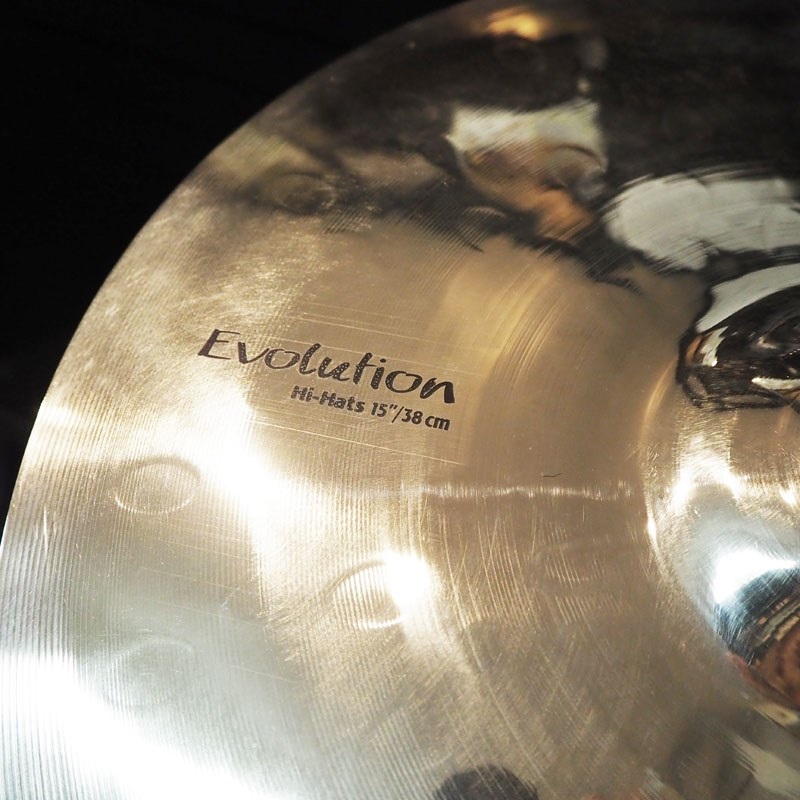 SABIAN HHX Evolution Hats 15 [HHX-15TEV-B/BEVH-B][Top:1022g/Bottom:1554g]【SABIAN選定会2024ドラステ】 画像5