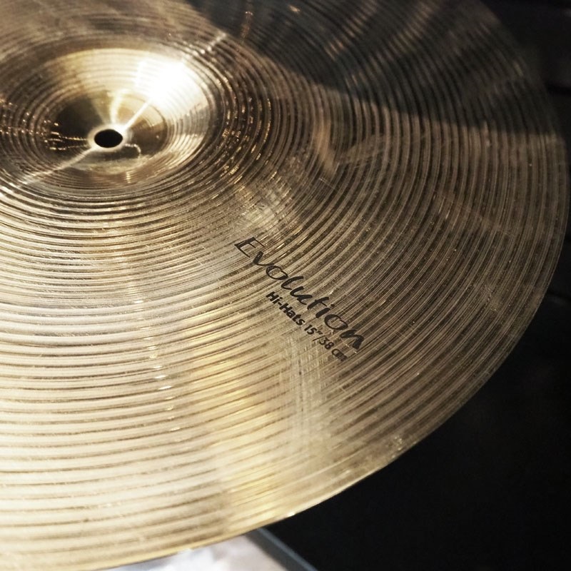 SABIAN HHX Evolution Hats 15 [HHX-15TEV-B/BEVH-B][Top:1022g/Bottom:1554g]【SABIAN選定会2024ドラステ】 画像8